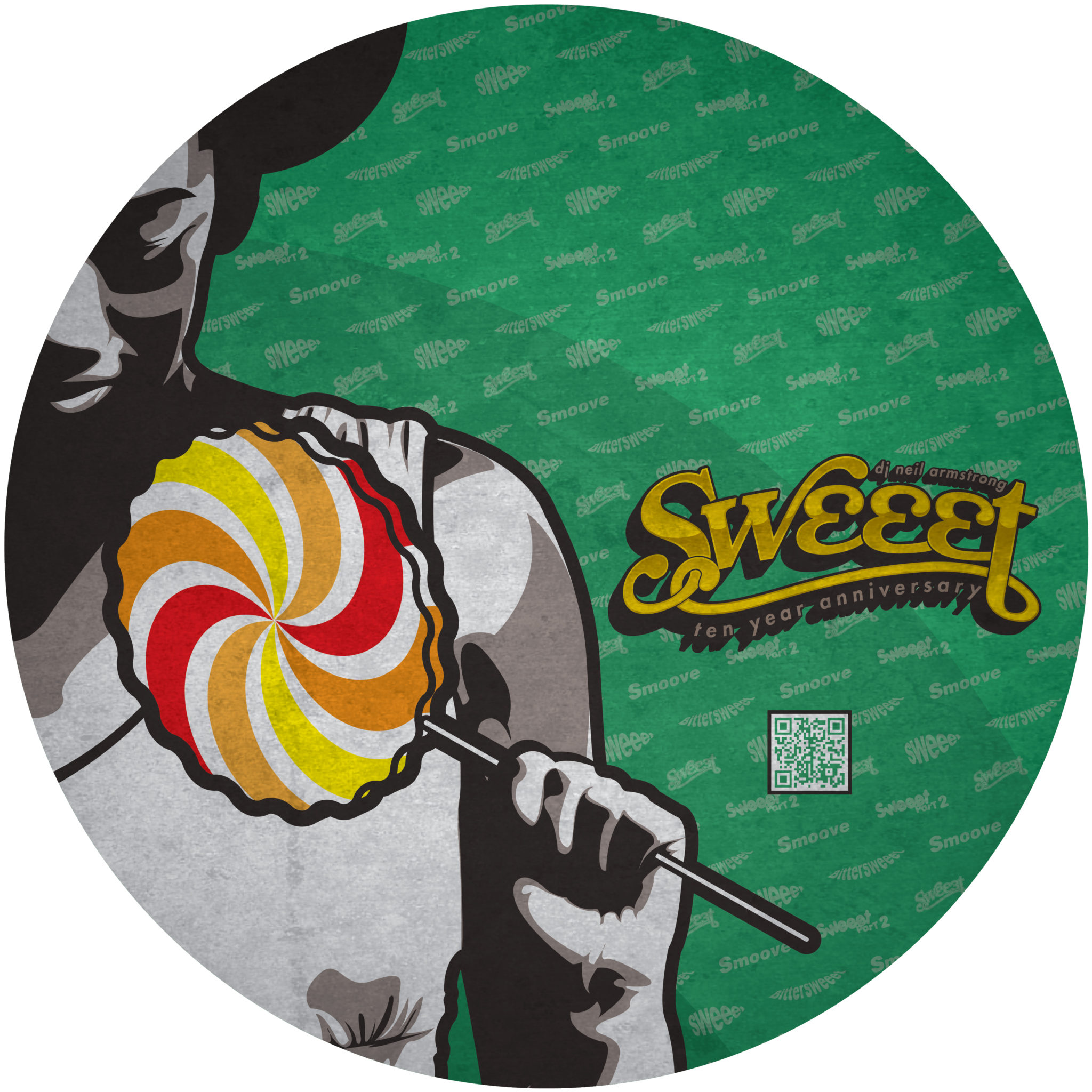 Sweeet 10 Year Anniversary Slipmats w/ FREE DIGITAL DLs Sweeet, Sweeet Part 3, Remixes & Rarities 